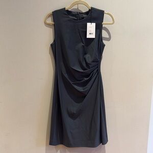 Theory dark slate Jorainna W grey dress